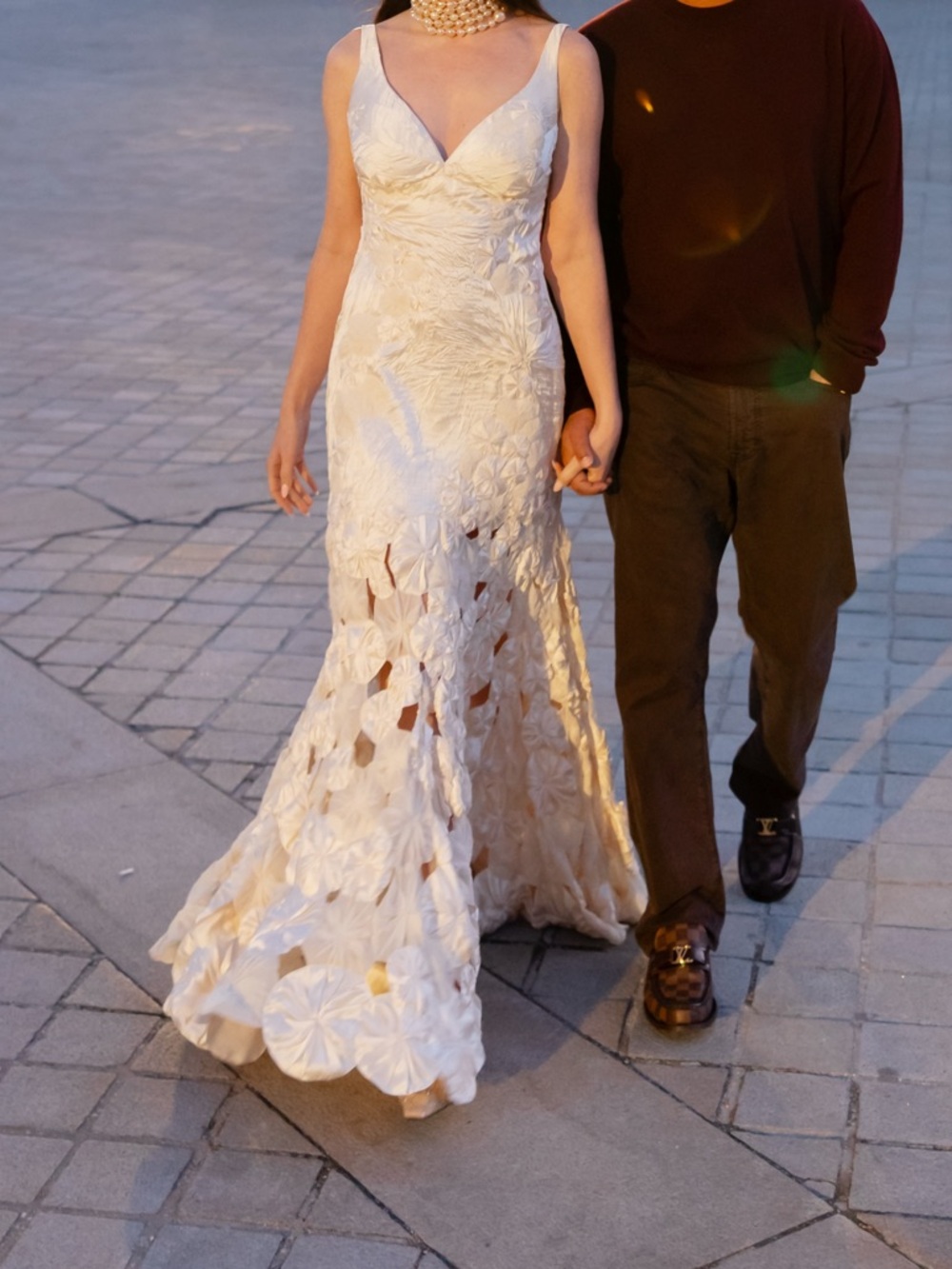 Carlos Miele vintage custom couture ivory bridal wedding dress - Picture 10 of 12